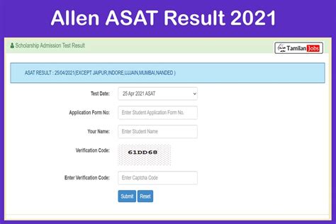 ALLEN Declared ASAT Result 2021; here’s Download Scholarship Test .